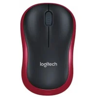 Мышь Logitech M186 (черный/красный) фото 1